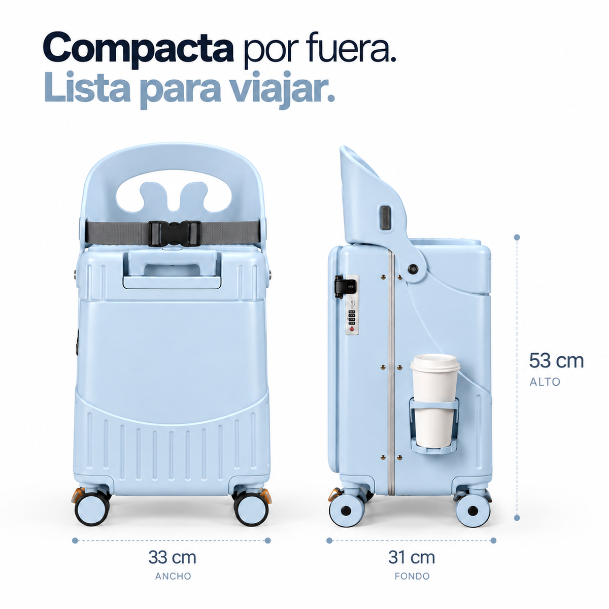 Maleta con asiento integrado ViaNuvo™